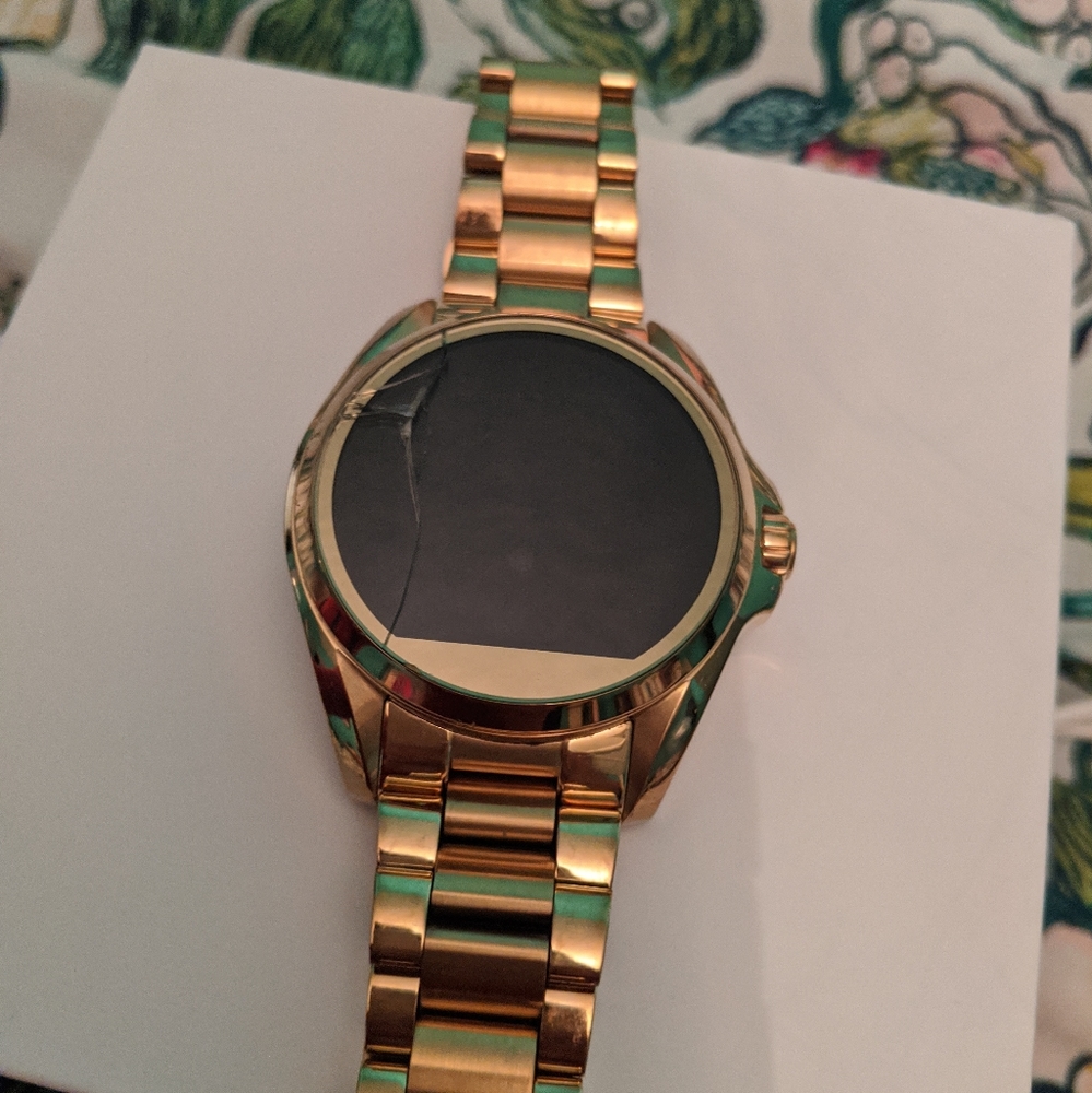 MK Access Gold Bradshaw Smartwatch